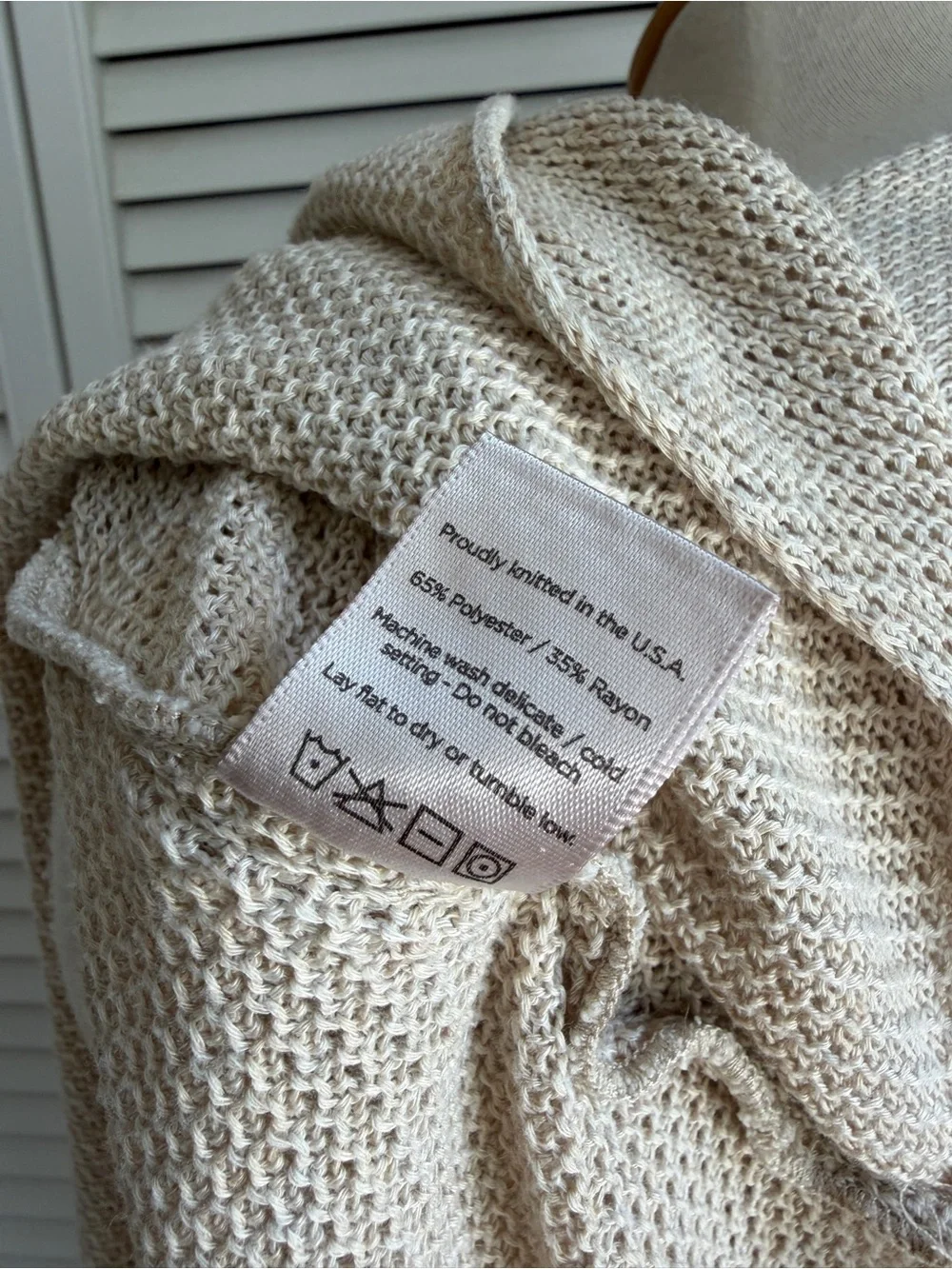 🤎 We Are AMMA Natural Cocoon Neutral Oatmeal Color Nursing Cover Shawl Wrap